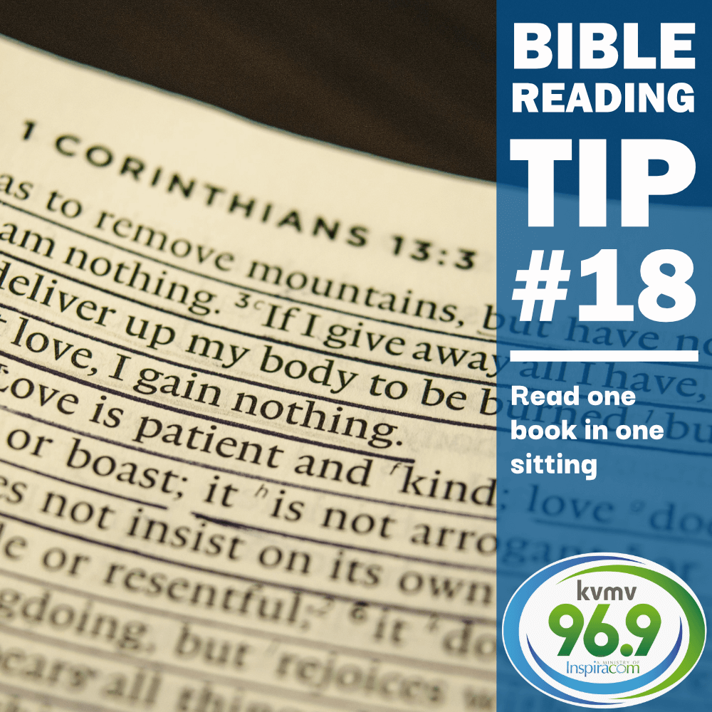 Bible Reading Tip #18