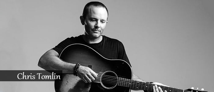 Black and White photo of Chris Tomlin